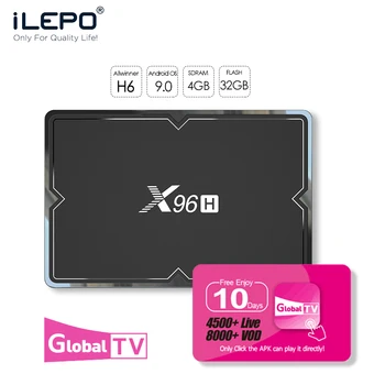 ILEPO X96H DDR3 4G 32G EMMC Smart Tv Great Bee Arabic Iptv Box Usa Israel Streaming Box TV BOX Iptv Subscription
ILEPO X96H DDR3 4G 32G EMMC Smart Tv Great Bee Arabic Iptv Box Usa Israel Streaming Box TV BOX Iptv Subscription
