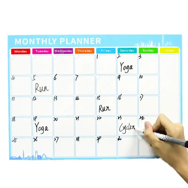 Magnetic Dry Erase Calendar for Fridge 3 Fine Tip Markers and Large Eraser with Magnets- Monthly Whiteboard for Refrigerator Wal
Magnetic Dry Erase Calendar for Fridge 3 Fine Tip Markers and Large Eraser with Magnets- Monthly Whiteboard for Refrigerator Wal