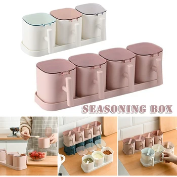 Clear Seasoning Rack Spice Pots 3/4 Piece Seasoning Box Set Seasoning Containers Spice Jar With Lids And Spoon
Clear Seasoning Rack Spice Pots 3/4 Piece Seasoning Box Set Seasoning Containers Spice Jar With Lids And Spoon