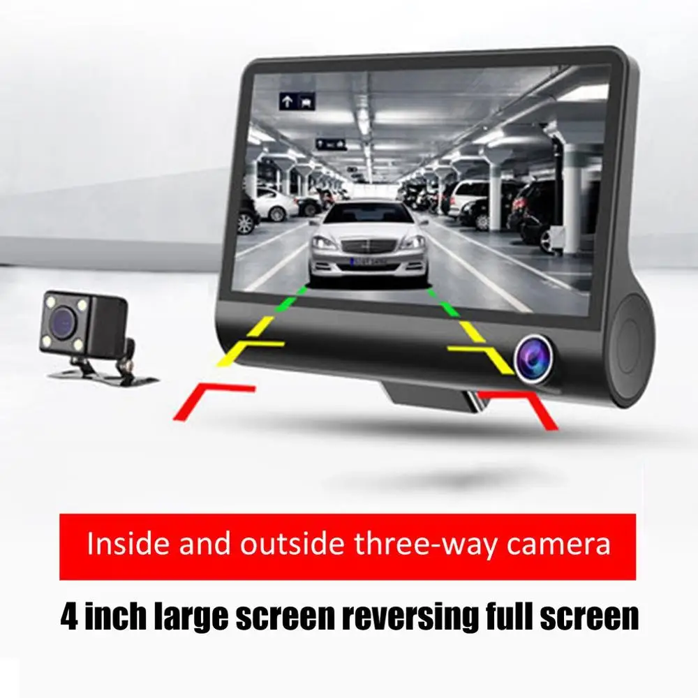 D319 Three-Record Hd Night Vision Driving Recorder Concealed Universal Three-Lens Reversing Driving Recorder
D319 Three-Record Hd Night Vision Driving Recorder Concealed Universal Three-Lens Reversing Driving Recorder
