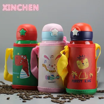 High quality 550ml Stainless steel Travel Thermos Cup Children Portable Rope Bag Double Cap Vacuum Flask Baby Straw Water Bottle
High quality 550ml Stainless steel Travel Thermos Cup Children Portable Rope Bag Double Cap Vacuum Flask Baby Straw Water Bottle