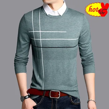Shirt Sweater Men Collar Twinset Pull Homme Autumn Winter Thick Warm Knitwear Pullover Men Cotton Jersey Hombre
Shirt Sweater Men Collar Twinset Pull Homme Autumn Winter Thick Warm Knitwear Pullover Men Cotton Jersey Hombre