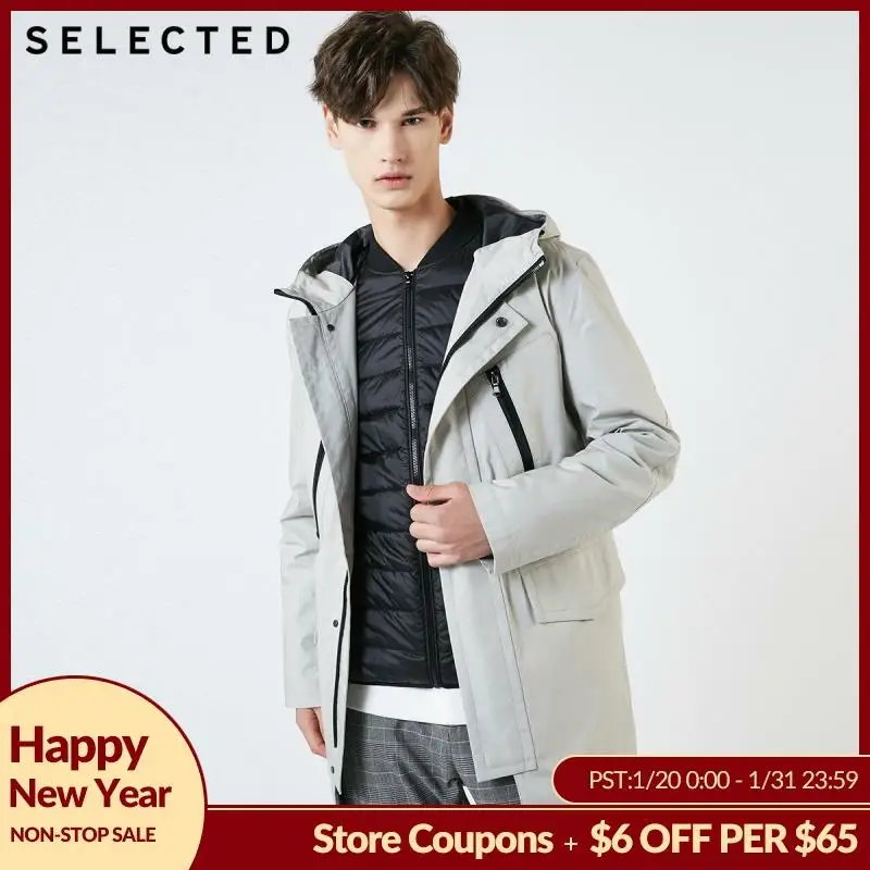 SELECTED Men's Mid-length Parka Coat Winter Hooded Duck Down Jacket Clothes S | 419112512
SELECTED Men's Mid-length Parka Coat Winter Hooded Duck Down Jacket Clothes S | 419112512