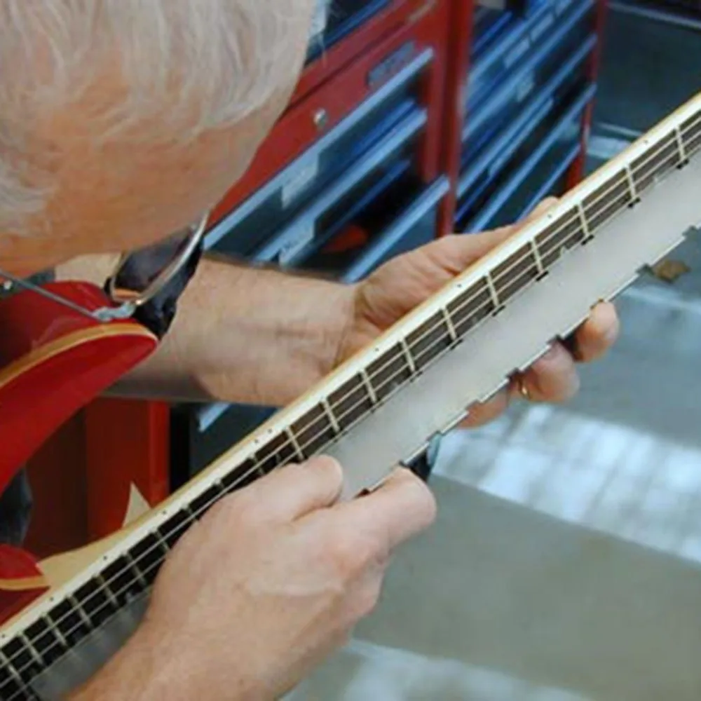 Guitar Neck Notched Straight Edge Luthiers Tool for Most Electric Guitars for Fretboard and Frets Stainless Steel
Guitar Neck Notched Straight Edge Luthiers Tool for Most Electric Guitars for Fretboard and Frets Stainless Steel