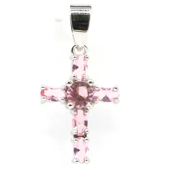 29x15mm Beautiful Cross Shape Created Pink Morganite Rich Blue Violet Tanzanite Gift For Woman's Silver Pendant
29x15mm Beautiful Cross Shape Created Pink Morganite Rich Blue Violet Tanzanite Gift For Woman's Silver Pendant