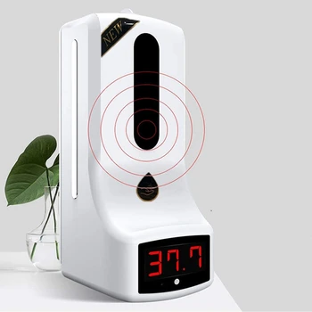 Wall-Mounted Thermometer with Hand Dispenser, K9 Automatic Temperature Measurement, with Alarm, for in Offices Schools
Wall-Mounted Thermometer with Hand Dispenser, K9 Automatic Temperature Measurement, with Alarm, for in Offices Schools