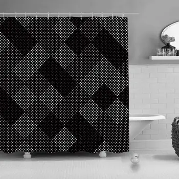 Vector Seamless Pattern Geometric Tiles Dots Vector Waterproof Shower Curtain for Home Office,79''L x 72''W
Vector Seamless Pattern Geometric Tiles Dots Vector Waterproof Shower Curtain for Home Office,79''L x 72''W