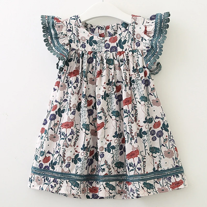 2020 New Summer Baby Girls Print Causal Dress Patchwork Lace Clothes Children Ruffles Sleeve Dress Kids Princess Dress
2020 New Summer Baby Girls Print Causal Dress Patchwork Lace Clothes Children Ruffles Sleeve Dress Kids Princess Dress