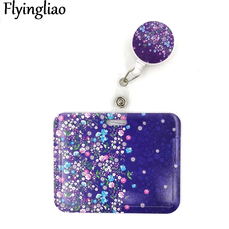 Purple Flowers Cartoon Retractable Badge Reel Lanyard Nurse ID Business Credit Card Work Card Badge Holder Office Holder Bag
Purple Flowers Cartoon Retractable Badge Reel Lanyard Nurse ID Business Credit Card Work Card Badge Holder Office Holder Bag