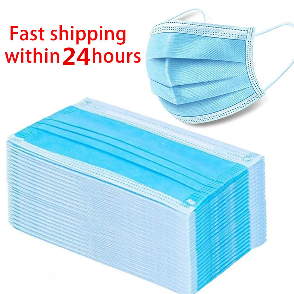 (10 days arrived) Face Masks Disposable 3 Layers Dustproof Mask Facial Protective Cover Masks Set Anti-Dust Surgical Earloop
(10 days arrived) Face Masks Disposable 3 Layers Dustproof Mask Facial Protective Cover Masks Set Anti-Dust Surgical Earloop