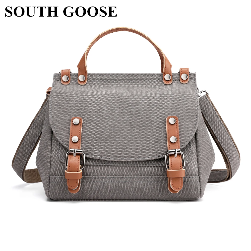 SOUTH GOOSE Women Canvas Shoulder Bag 2020 Fashion Messenger Bags Female Solid Casual Totes Multifunction Vintage Crossbody Bag
SOUTH GOOSE Women Canvas Shoulder Bag 2020 Fashion Messenger Bags Female Solid Casual Totes Multifunction Vintage Crossbody Bag