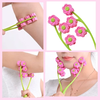 Slimming Face Relaxation Massager Roller Portable Flower Shape Anti Wrinkle Soluble Manual Firming Neck Massage Lift Tool
Slimming Face Relaxation Massager Roller Portable Flower Shape Anti Wrinkle Soluble Manual Firming Neck Massage Lift Tool