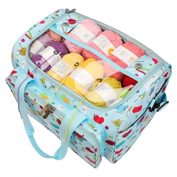 Portable Printed Embroidery Storage Bag Practical Multi-functional Durable Big Capacity Crochet Hooks Thread Yarn Organizer
Portable Printed Embroidery Storage Bag Practical Multi-functional Durable Big Capacity Crochet Hooks Thread Yarn Organizer