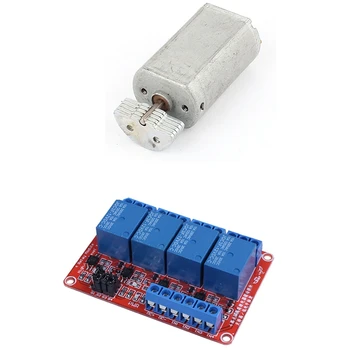 DC 12V 4-CH High Low Level Trigger Optocoupler Armored Relay Module & DC 1.5-6V 22400RPM Compatible Vibrating Motor
DC 12V 4-CH High Low Level Trigger Optocoupler Armored Relay Module & DC 1.5-6V 22400RPM Compatible Vibrating Motor