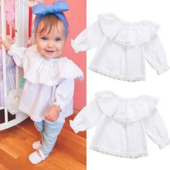 Summer Newborn Baby Girls Lace Off Shoulder Long Sleeve White Tops Blouse Clothes
Summer Newborn Baby Girls Lace Off Shoulder Long Sleeve White Tops Blouse Clothes