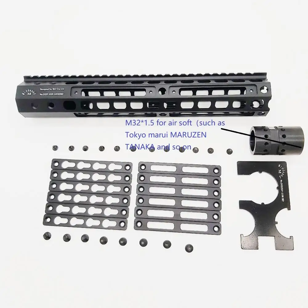 tactical mlok handguard keymod handguard compatibele handguard Quad Rail Nut for air soft bb gun toyko marui M32*1.5
tactical mlok handguard keymod handguard compatibele handguard Quad Rail Nut for air soft bb gun toyko marui M32*1.5