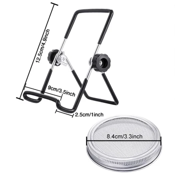 2 Stainless Steel Sprouting Jar Lid Kit For Superb Ventilation Fit For Wide Mouth Mason Jars Canning Jars For Making Organizer
2 Stainless Steel Sprouting Jar Lid Kit For Superb Ventilation Fit For Wide Mouth Mason Jars Canning Jars For Making Organizer