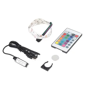 Non-Waterproof 5V 5050 RGB USB Remote Control LED String Light Flexible Garden Super Bright Fairy Decoration Lamp 
Non-Waterproof 5V 5050 RGB USB Remote Control LED String Light Flexible Garden Super Bright Fairy Decoration Lamp