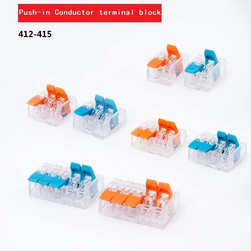 Wire Connector30/50/100PCS Orange Mini Quick Connector Universal Compact Wire Connector Plug-in Wire Terminal Home Connector
Wire Connector30/50/100PCS Orange Mini Quick Connector Universal Compact Wire Connector Plug-in Wire Terminal Home Connector