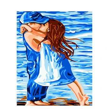 Kiss Theme DIY Oil Painting Self-Handmade Unqiue Artwork Painting by Numbers kit with Colorful Canvas and Combo inner frame
Kiss Theme DIY Oil Painting Self-Handmade Unqiue Artwork Painting by Numbers kit with Colorful Canvas and Combo inner frame