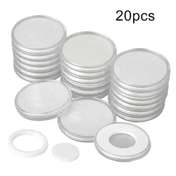 20Pcs Coin Storage Container Box 46mm Display Capsules Holder Round Ring Applied Clear Plastic Cases Collection Gifts
20Pcs Coin Storage Container Box 46mm Display Capsules Holder Round Ring Applied Clear Plastic Cases Collection Gifts