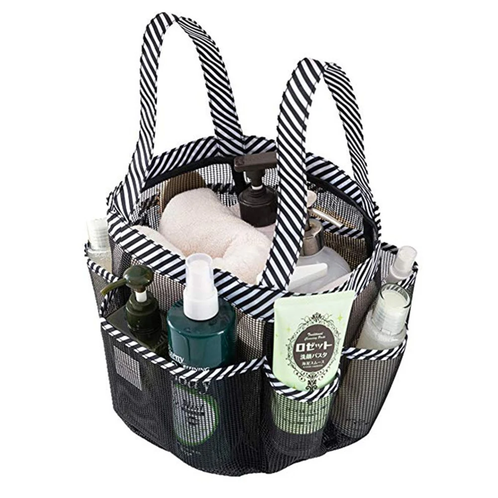 Bathroom Organizer Storage Shower Caddy Tote Mesh Shower Basket Quick Dry with Pockets Portable Caddy for Dorm Camping Swimming
Bathroom Organizer Storage Shower Caddy Tote Mesh Shower Basket Quick Dry with Pockets Portable Caddy for Dorm Camping Swimming