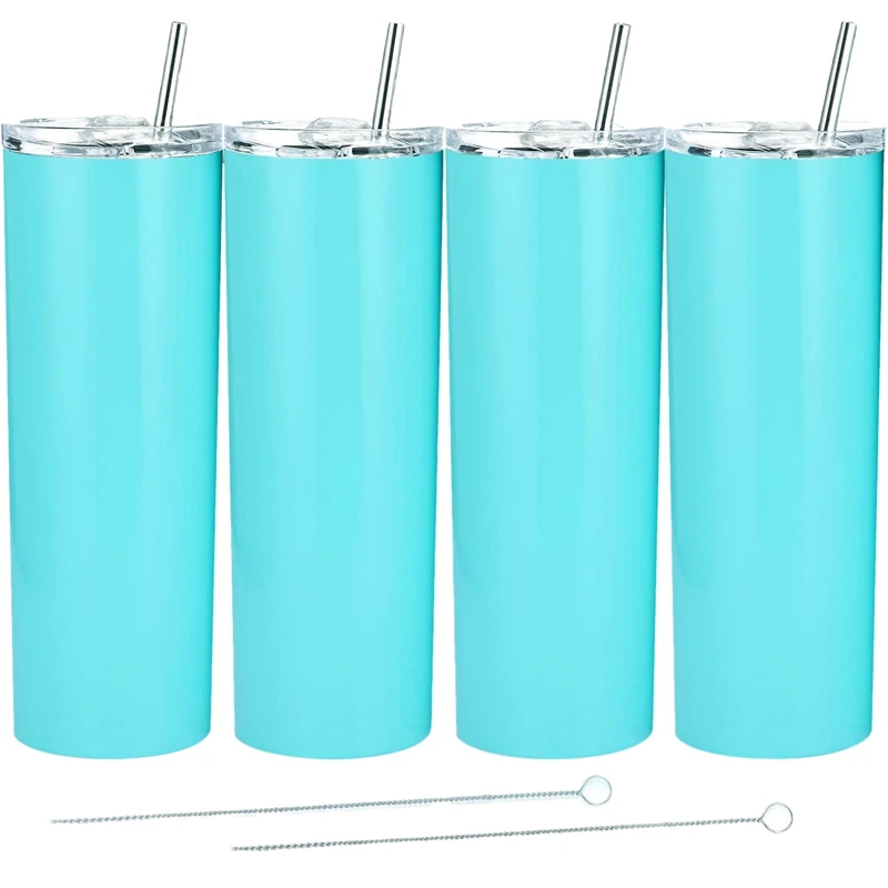 4 Pack Classic Practical 20 Oz Stainless Steel Double-Insulated Water Tumbler Cup with Lid and Straw Vacuum Travel Mug Gift
4 Pack Classic Practical 20 Oz Stainless Steel Double-Insulated Water Tumbler Cup with Lid and Straw Vacuum Travel Mug Gift