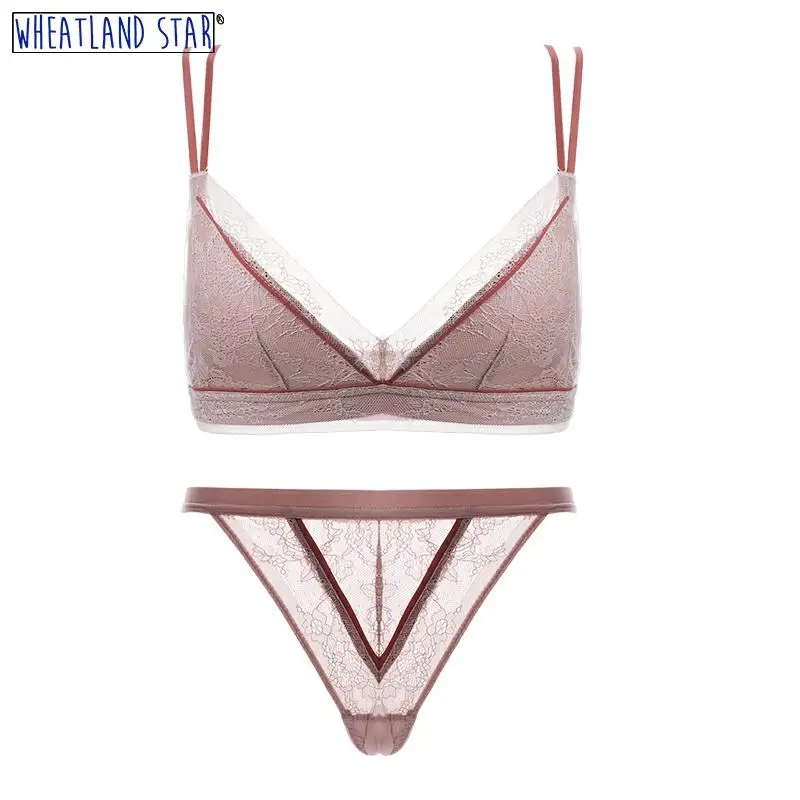Wheatland Star Pink bra and panty set Push Up wire free bra women's underwear women's intimate women's clothing 2020 hot bra
Wheatland Star Pink bra and panty set Push Up wire free bra women's underwear women's intimate women's clothing 2020 hot bra