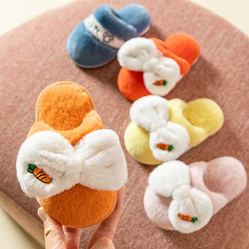 Autumn Winter Fur Boy Girl Slide Slippers Kids Flip Flop Carrot Paw Home Shoes Toddler Children Warm Anti Slip Cotton Slippers
Autumn Winter Fur Boy Girl Slide Slippers Kids Flip Flop Carrot Paw Home Shoes Toddler Children Warm Anti Slip Cotton Slippers