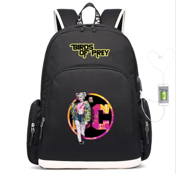Harley Quinn Birds of prey Backpack teenagers Schoolbag USB Charging Travel Bag laptop rucksacks
Harley Quinn Birds of prey Backpack teenagers Schoolbag USB Charging Travel Bag laptop rucksacks