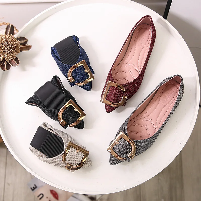 Bling Shallow Women Flats Casual Women Shoes Loafers Solid Flat Mother's Shoes Female Footwear Ladies Shoes
Bling Shallow Women Flats Casual Women Shoes Loafers Solid Flat Mother's Shoes Female Footwear Ladies Shoes