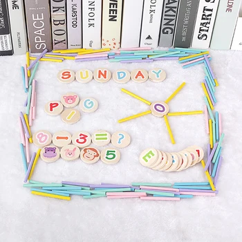 Wooden Educational Rod Counting Sticks Kids Mathematics Toys Teaching Aids
Wooden Educational Rod Counting Sticks Kids Mathematics Toys Teaching Aids