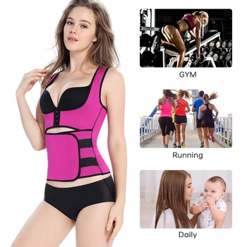 2020 New Women Lady Neoprene Corset Waist Trainer Vest Tank Workout Slimming Shapewear Sweat Body Shaper 
2020 New Women Lady Neoprene Corset Waist Trainer Vest Tank Workout Slimming Shapewear Sweat Body Shaper