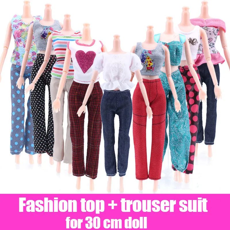 BJD Doll Accessories Bjd Doll Clothes Set Suits Handmade Fashion Daily Wear Shirt Bottom Pants for 30cm Dolls Baby Girl Clothes
BJD Doll Accessories Bjd Doll Clothes Set Suits Handmade Fashion Daily Wear Shirt Bottom Pants for 30cm Dolls Baby Girl Clothes