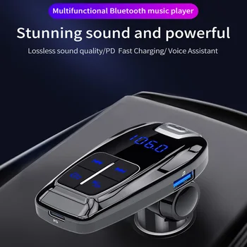Digital PD3.0 Fast Charging Car Bluetooth MP3 Player Turn on Audio FM Transmitter with Any Key
Digital PD3.0 Fast Charging Car Bluetooth MP3 Player Turn on Audio FM Transmitter with Any Key