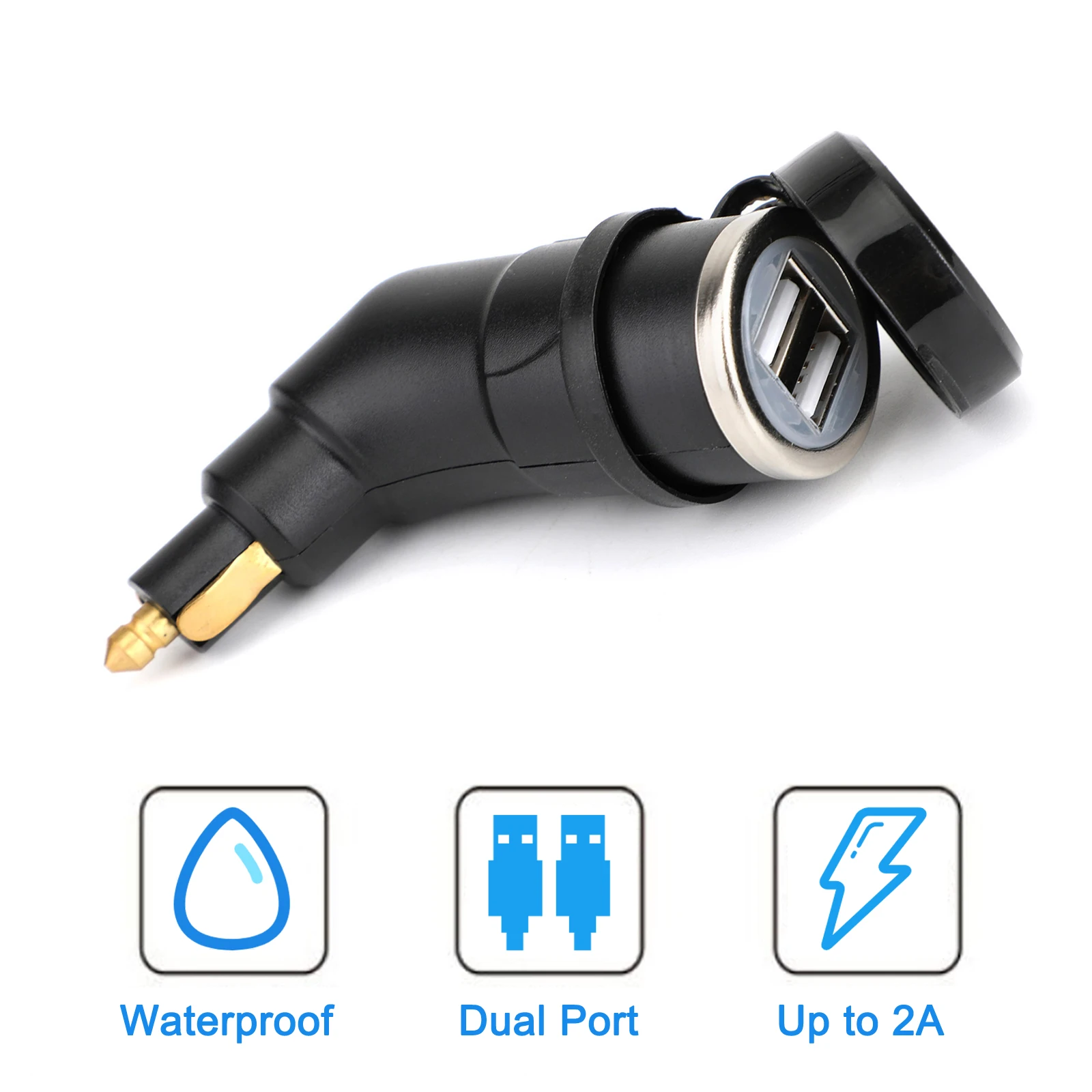 Artudatech Motorcycle USB Charger Waterproof Dual Port For BMW Hella Din 2A 2 Amp
Artudatech Motorcycle USB Charger Waterproof Dual Port For BMW Hella Din 2A 2 Amp