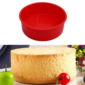 

DIY 3D Round Form Silicone Mold Cake Pan Muffin Cake Decorating Tools Pastry Baking Tray Mould Stencil Kitchen Bakeware