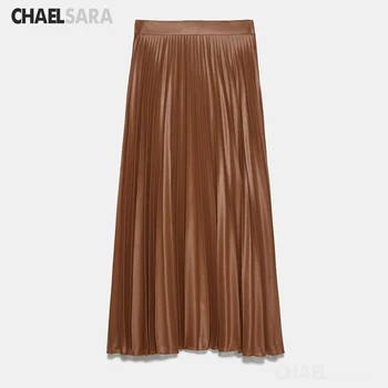 2020 Spring Autumn Fashion Faux Leather Pleated Skirt Womens Office Lady Elegant High Waist Maxi Skirts
2020 Spring Autumn Fashion Faux Leather Pleated Skirt Womens Office Lady Elegant High Waist Maxi Skirts