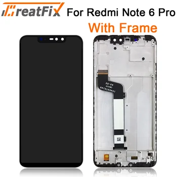 for Xiaomi Redmi Note 6 Pro Global LCD Display Screen Touch Assembly Digitizer Touch Screen Parts+10 point touch+Frame
for Xiaomi Redmi Note 6 Pro Global LCD Display Screen Touch Assembly Digitizer Touch Screen Parts+10 point touch+Frame