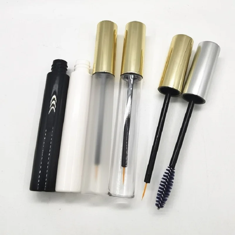 12ML Empty Mascara Tubes Clear Frosted Eyelash Growth Liquid Tube Private Label Cosmetic Refillable Eyeliner Container | Красота и
