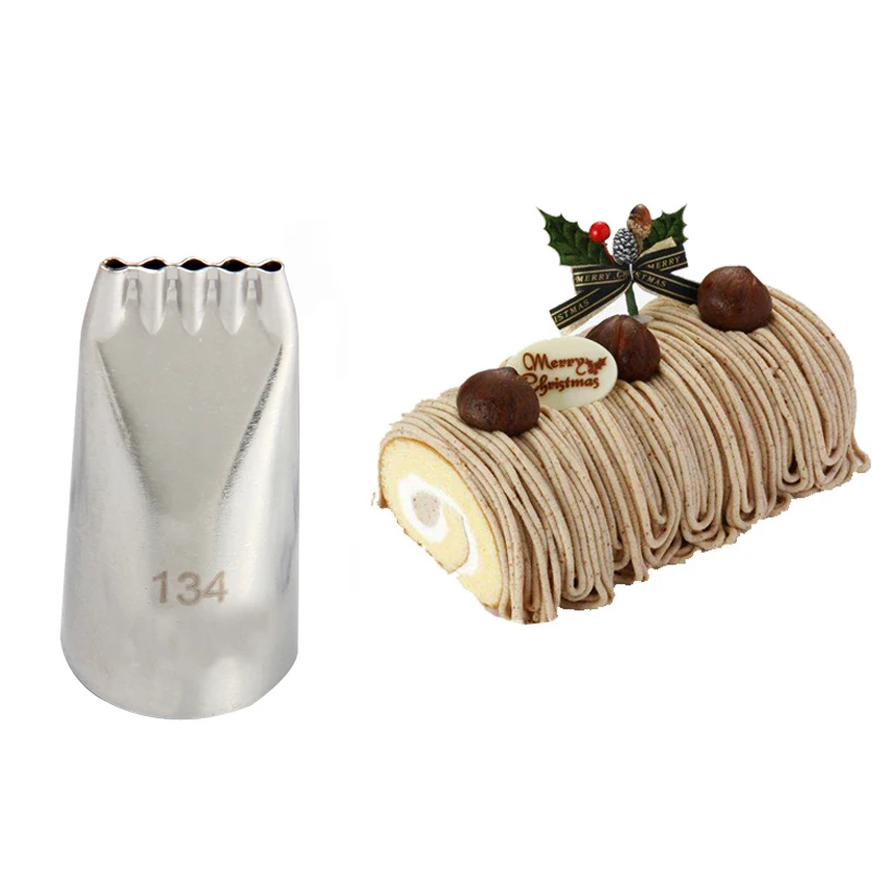 #134 Stainless Steel Tabs Five Hole Lines Drawing Icing Piping Tips Noodles Cake Cream Nozzle Fondant Cake Decorating Tools
#134 Stainless Steel Tabs Five Hole Lines Drawing Icing Piping Tips Noodles Cake Cream Nozzle Fondant Cake Decorating Tools