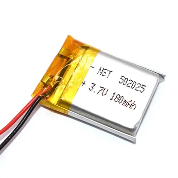 502025 Polymer Lithium Rechargeable Battery 3.7v 200mah Bluetooth Headphone Voice Recorder LED Lamps Li-po Battery
502025 Polymer Lithium Rechargeable Battery 3.7v 200mah Bluetooth Headphone Voice Recorder LED Lamps Li-po Battery