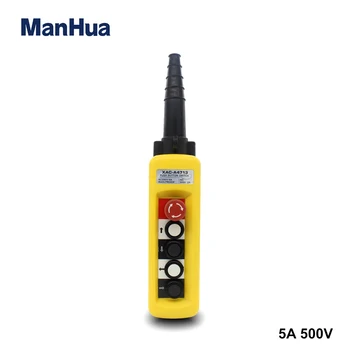 ManHua XAC-A4713 Waterproof pendant control station push button switches(designed for lifting and handling applications)
ManHua XAC-A4713 Waterproof pendant control station push button switches(designed for lifting and handling applications)