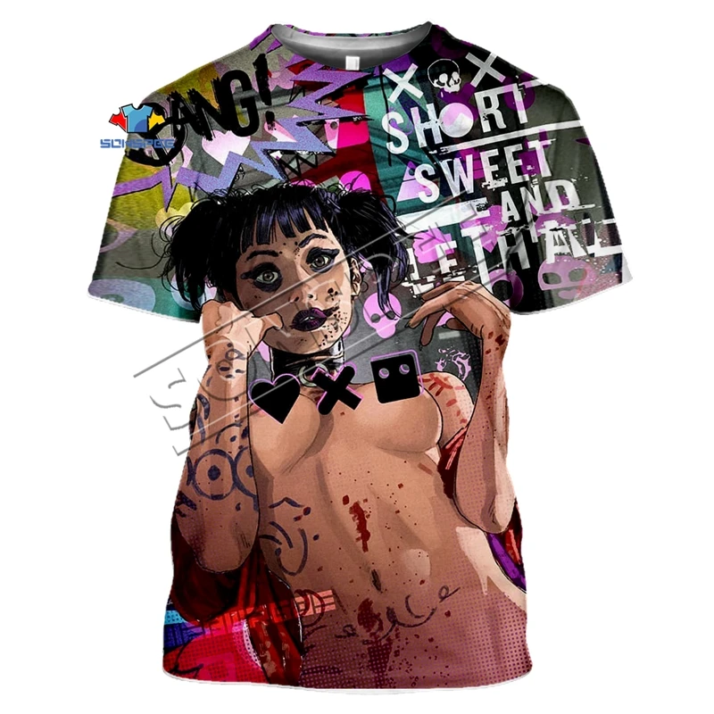 New fashion Exclusive Men&Women 3D Print Anime Love Death Robots T Shirt Fashion Short Sleeve Sweatshirt Top Harajuku Pullover 
New fashion Exclusive Men&Women 3D Print Anime Love Death Robots T Shirt Fashion Short Sleeve Sweatshirt Top Harajuku Pullover