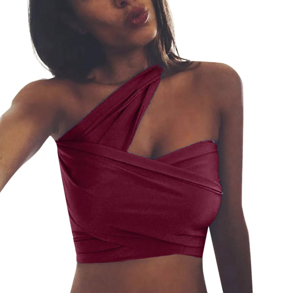 SAGACE Women Solid Sexy Off Shoulder Strapless Vest Bow Knot Tank Top Crop Blouse Femme Women's Tops Women Vest Summer Sexy New
SAGACE Women Solid Sexy Off Shoulder Strapless Vest Bow Knot Tank Top Crop Blouse Femme Women's Tops Women Vest Summer Sexy New