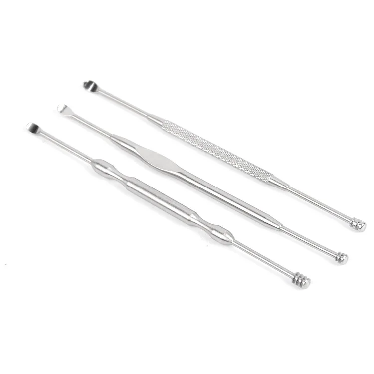3 Types Ear Wax Pickers Stainless Steel Earpick Wax Remover Curette Ear Pick Cleaner Ear Cleaner Spoon Care Ear Clean Tool LJ49
3 Types Ear Wax Pickers Stainless Steel Earpick Wax Remover Curette Ear Pick Cleaner Ear Cleaner Spoon Care Ear Clean Tool LJ49