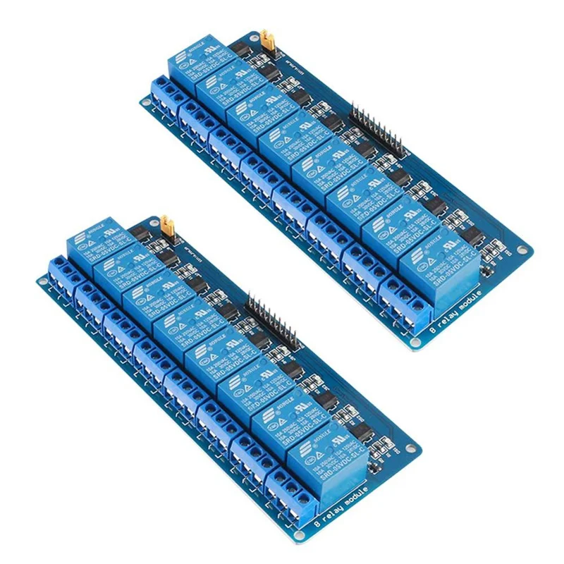 

8 Channel DC 5V Relay Module with Optocoupler for Arduino UNO R3 MEGA 2560 1280 DSP ARM PIC AVR STM32 Raspberry Pi