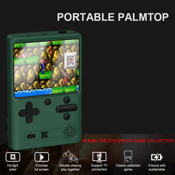 Built-in 500 Games Retro Mini Handheld Video Game Console 8-Bit 3.0 Inch Color TFT Kids Game Player TV Output Function
Built-in 500 Games Retro Mini Handheld Video Game Console 8-Bit 3.0 Inch Color TFT Kids Game Player TV Output Function