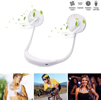 Hands-Free Fan, USB Portable Fan Hands Free Neck Hand Fan Rechargeable Mini Sports Fans Personal Mini Wearable Neckband Fan
Hands-Free Fan, USB Portable Fan Hands Free Neck Hand Fan Rechargeable Mini Sports Fans Personal Mini Wearable Neckband Fan
