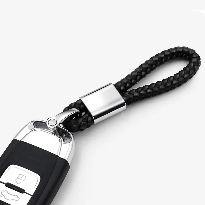 Car editing rope keychain For Audi Q5 a6L a8 Q3 Q7 a4l A1 A3 leather key chain ring Auto accessories decoration
Car editing rope keychain For Audi Q5 a6L a8 Q3 Q7 a4l A1 A3 leather key chain ring Auto accessories decoration